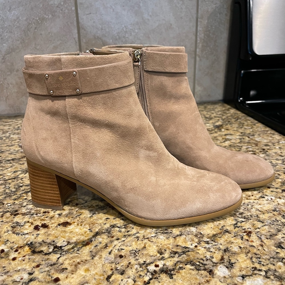 9.5 Kate Spade Suede Ankle Boots